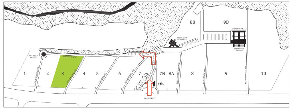 Bank Street Cemetery Map