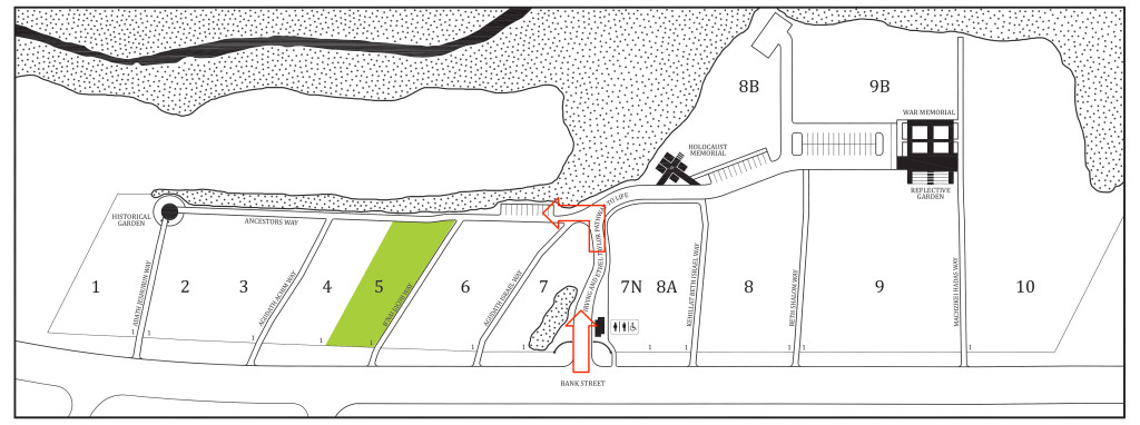 Bank Street Cemetery Map