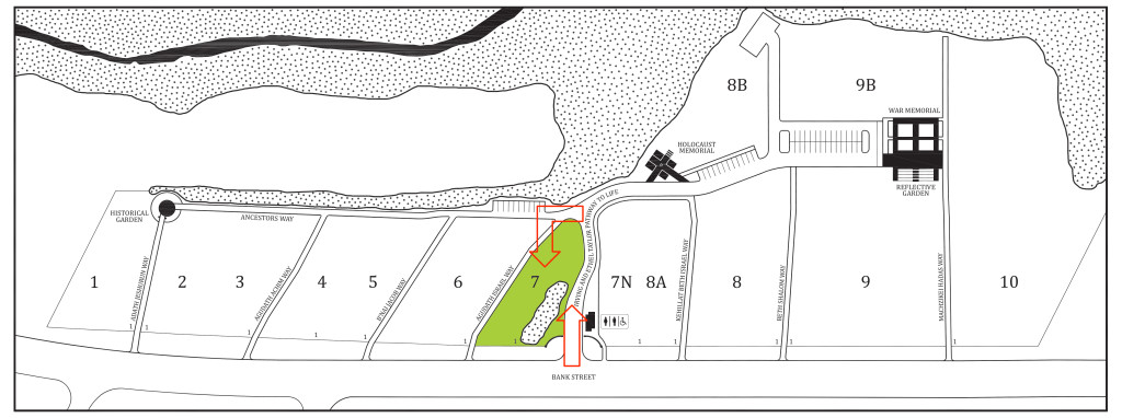 Bank Street Cemetery Map